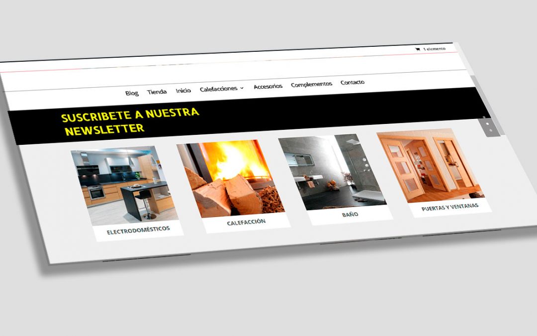 Diseño web para tienda de muebles