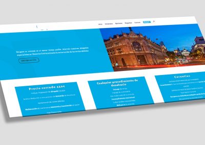 Diseño web para abogados expertos en desahucios