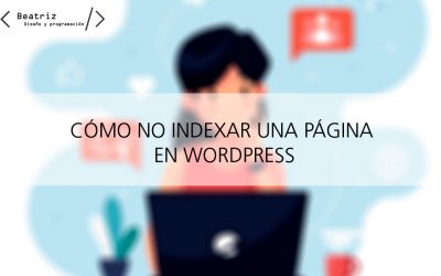 Cómo no indexar una página en WordPress